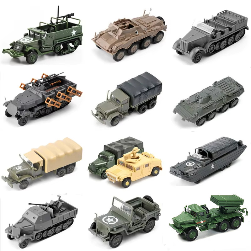 Kids Toys 3 Year Old - 4D 1/72 군용 차량 조립 퍼즐