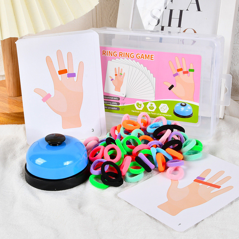 Kids Toys Drawing - 어린이 손가락 반지 보드 게임 색상