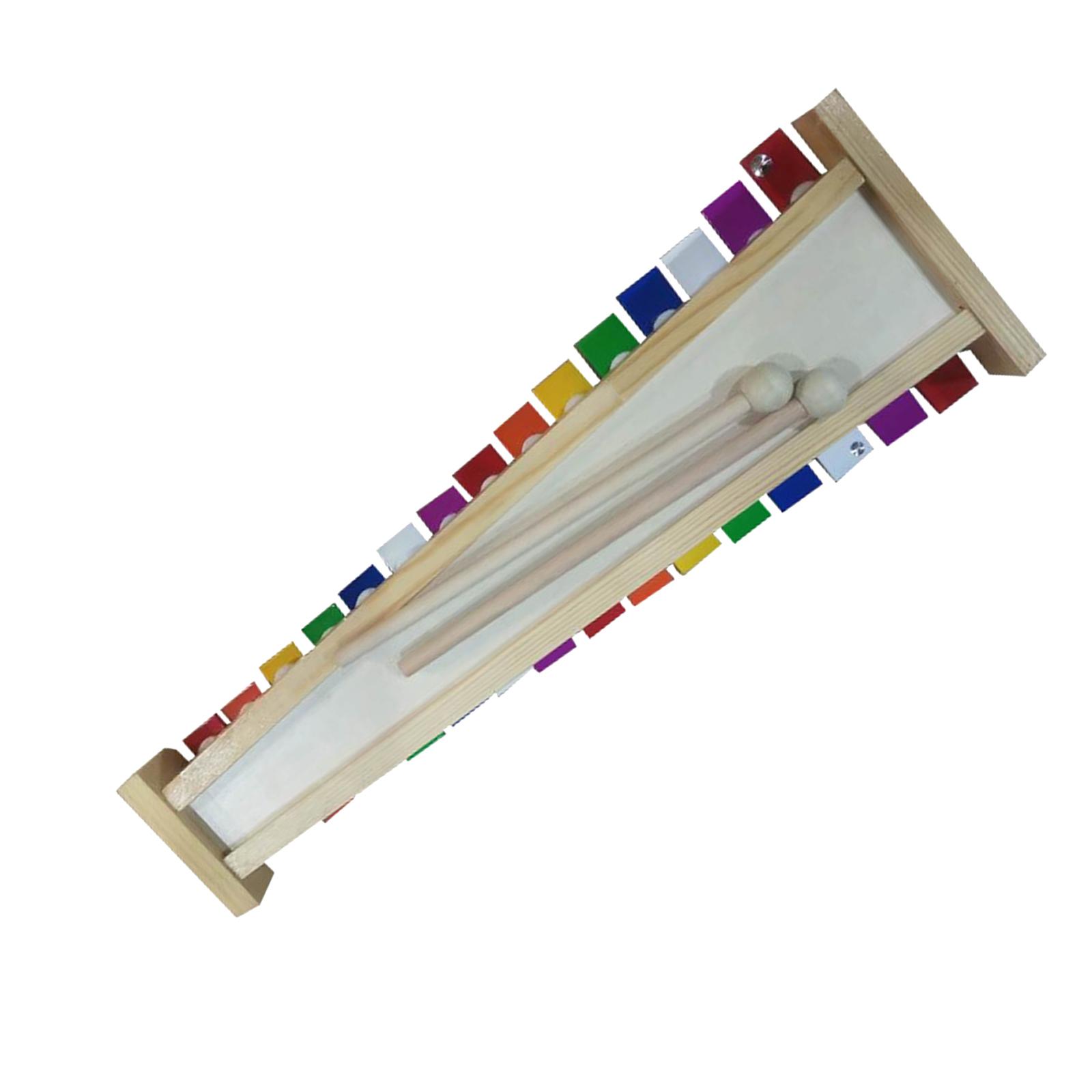 Kids Toys Xylophone - 15 스케일 실로폰 벨 핸드 타악기