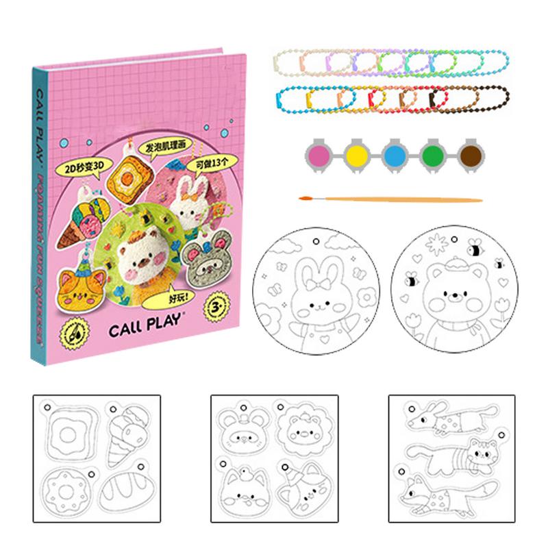 Kids Toys Drawing - 어린이용 폼 종이 공예, 3D 효과,