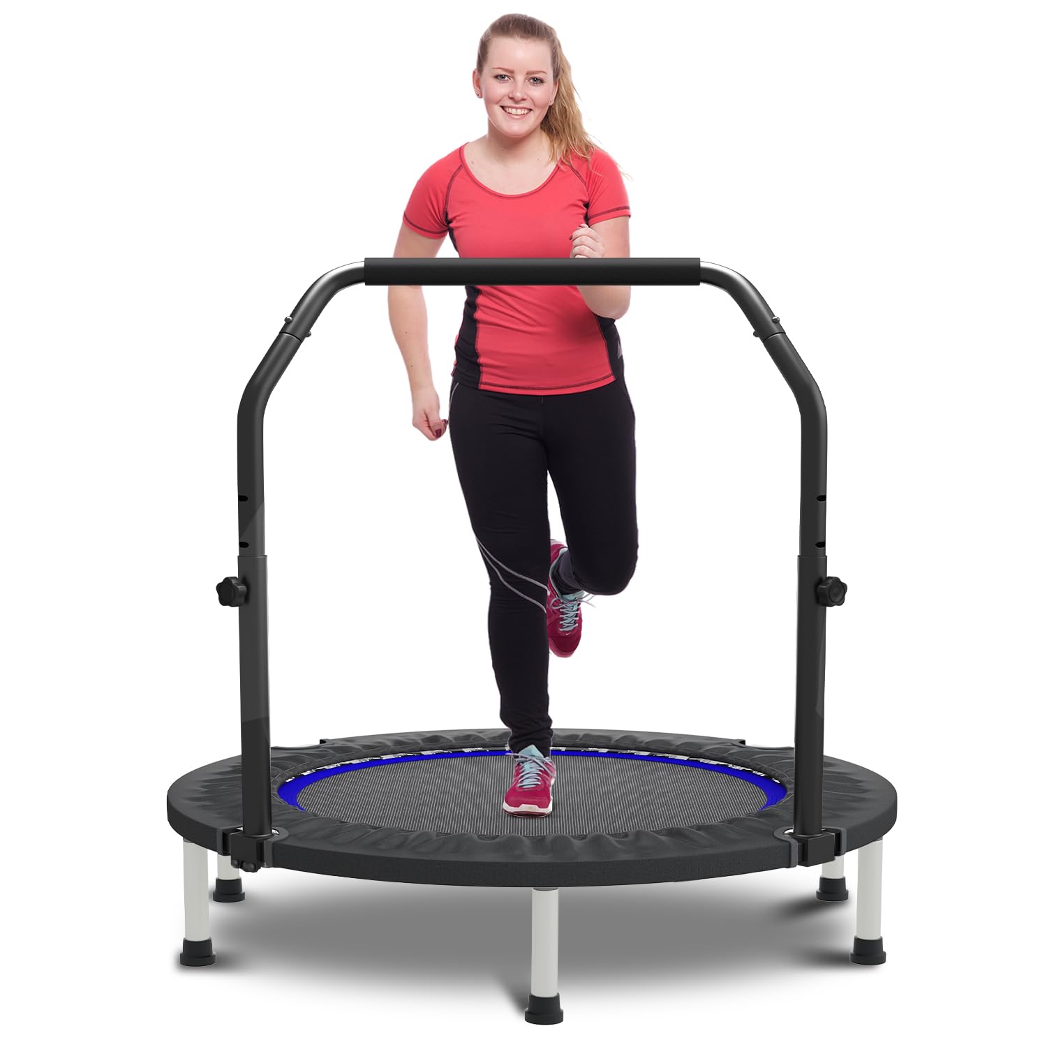 Trampoline Mini Indoor - 40-48인치 미니 트램폴린 리바운더, 성인 및
