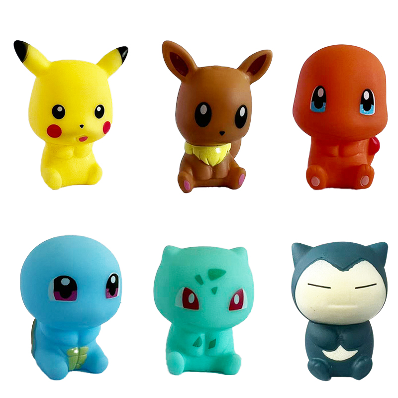 6Pcs 포켓몬 목욕 장난감 피카추 Bulbasaur  - Kids Toys 3 Year Old 리뷰 및 가격
