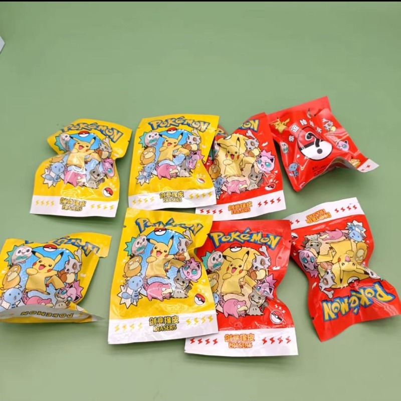 32개 포켓몬 피카츄 블라인드 백 지우개 만화 수집용  - Kids Toys Drawing 리뷰 및 가격