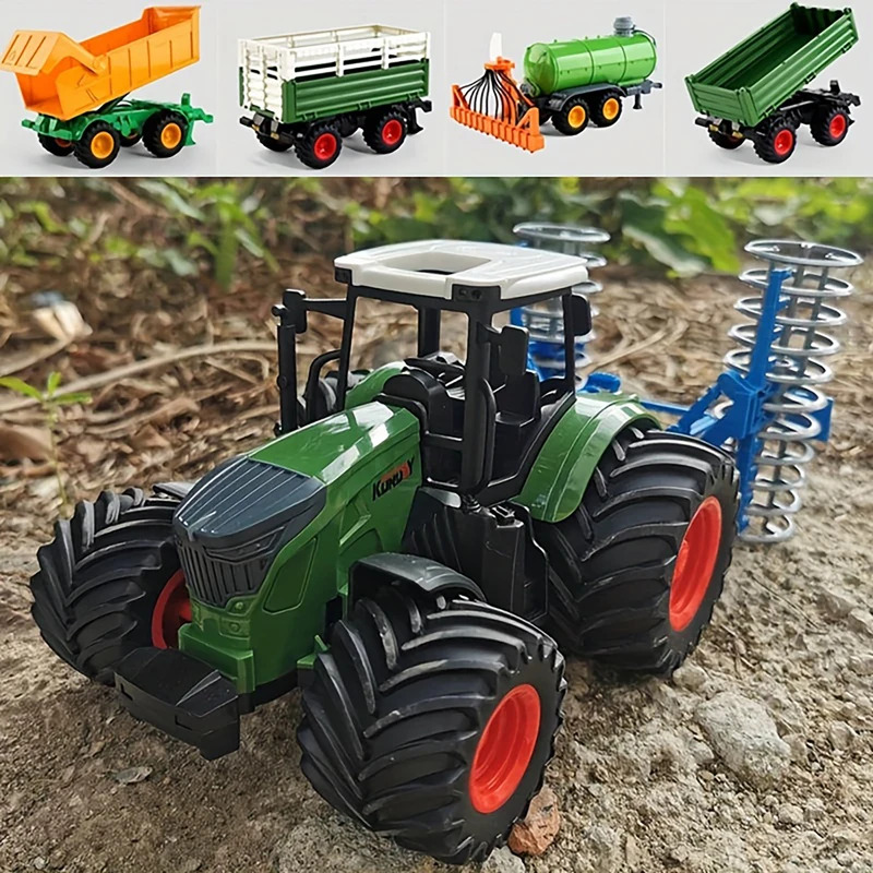 1:24 관성력 농장 트랙터(탈부착 가능한 액세서리 포 - Kids Toys Return Gift 리뷰 및 가격