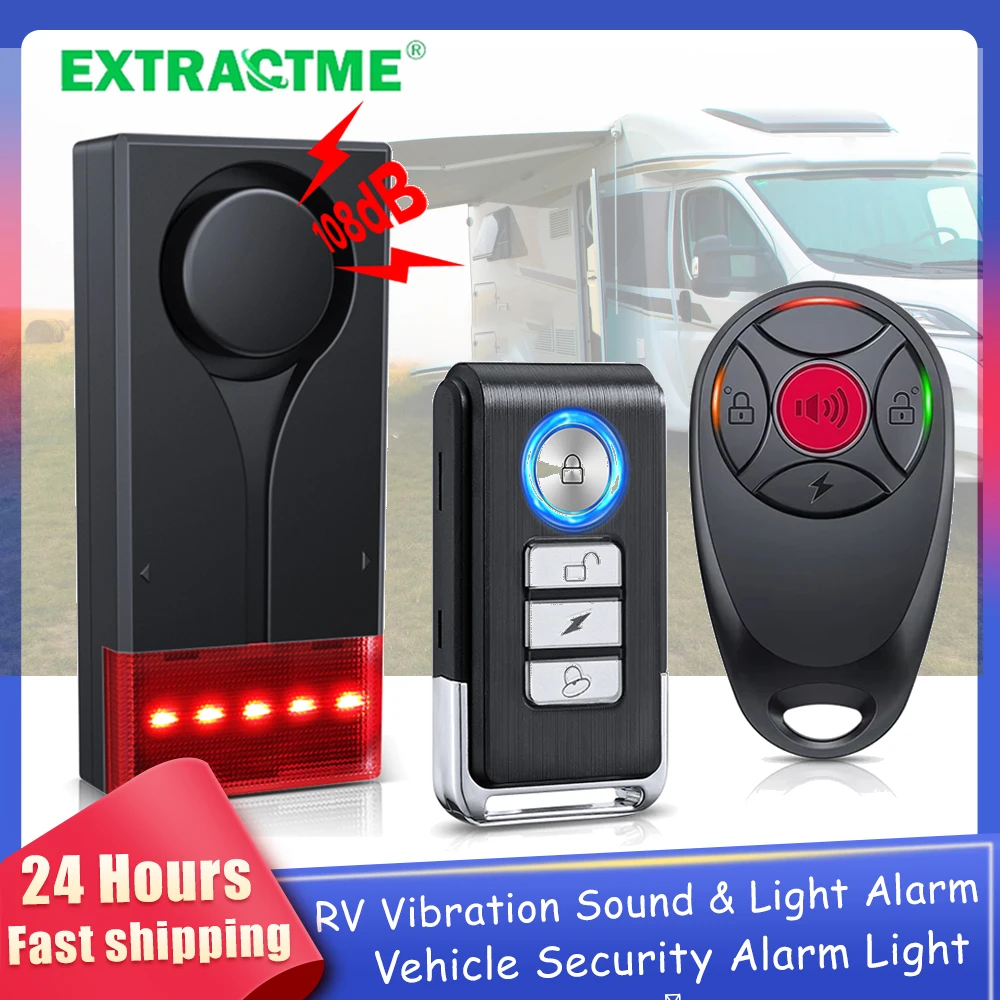 Extractme RV 알람 108dB 자동차 진동 소 - Remote Control Car 리뷰 및 가격