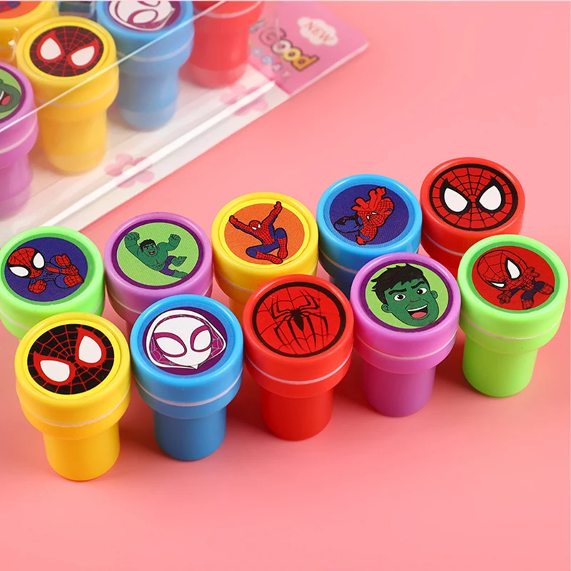 슈퍼히어로 미니 만화 스탬프 10/20/30개 어린이  - Kids Toys Drawing 리뷰 및 가격