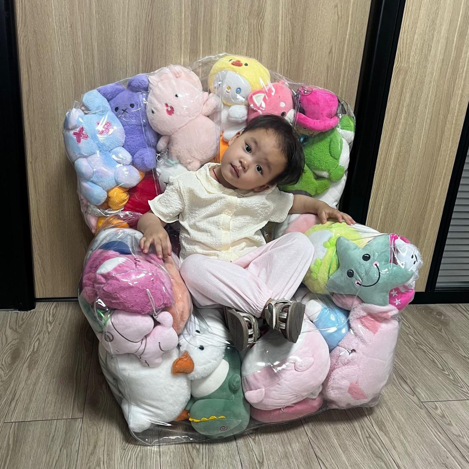 대형 빈백 장난감 정리함 투명 방수 봉제인형 보관 가방 - Kids Zipper Toys 리뷰 및 가격