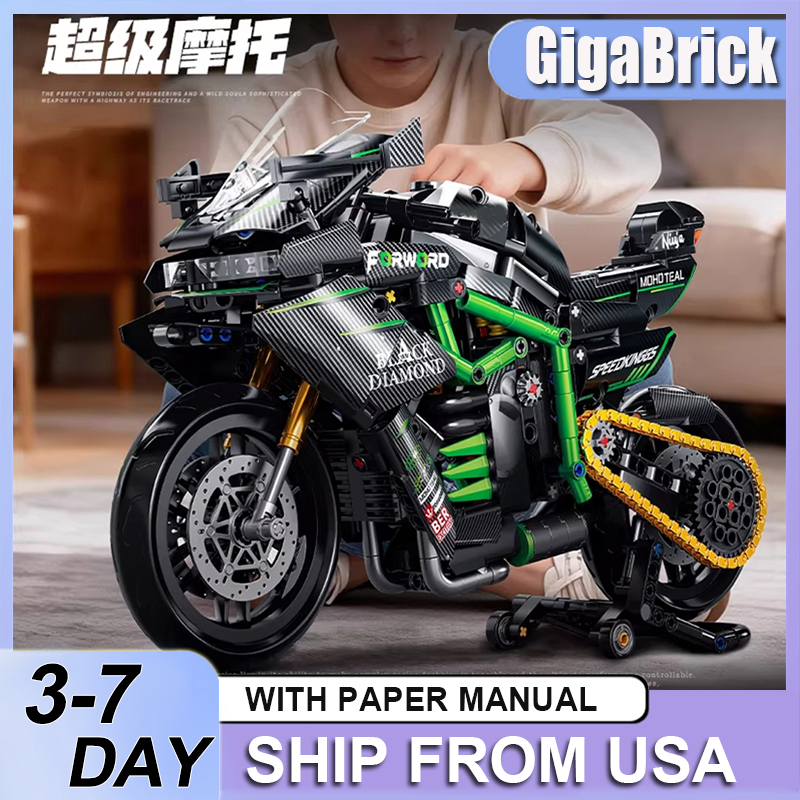 3 ~ 7 일 배달 MG03 MOC 충격적인 오토바이  - Kids Toys Delivery Today 리뷰 및 가격