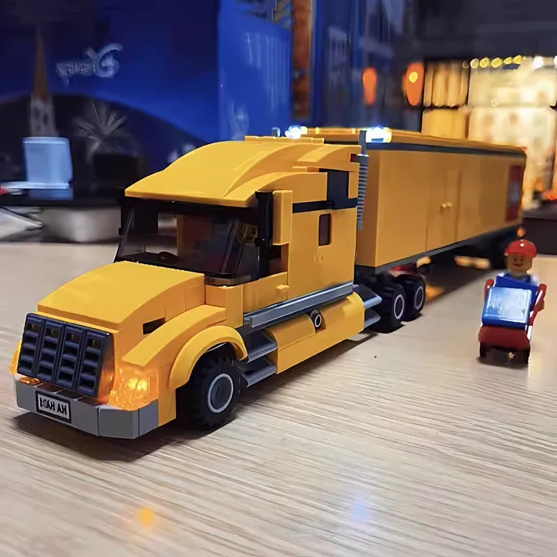 기술용 노란색 배송 트럭 ‌ ‌   60440 블록 브 - Kids Toys Delivery Today 리뷰 및 가격