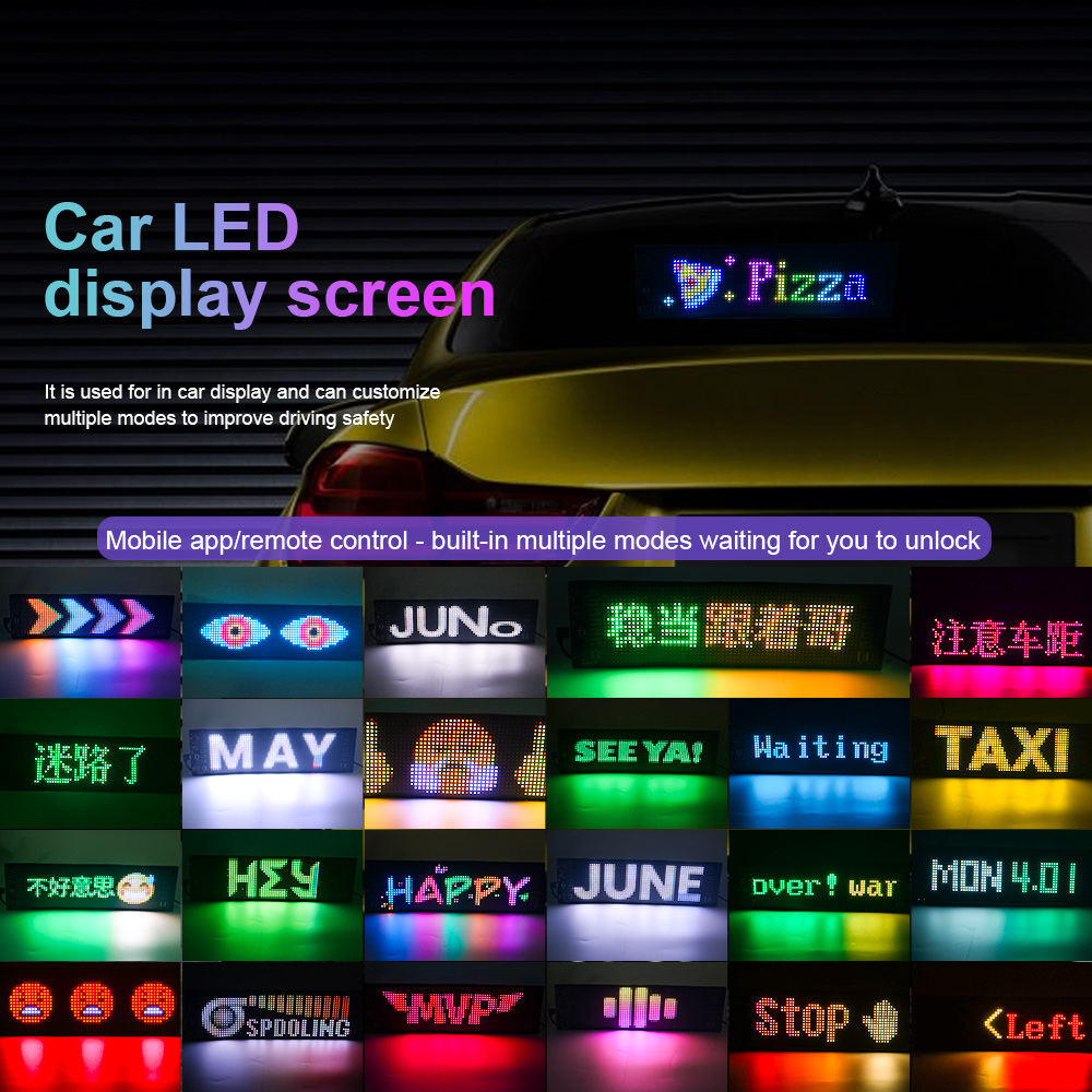 LED 매트릭스 픽셀 패널 스크롤링 밝은 광고 LED  - Remote Control Car 리뷰 및 가격