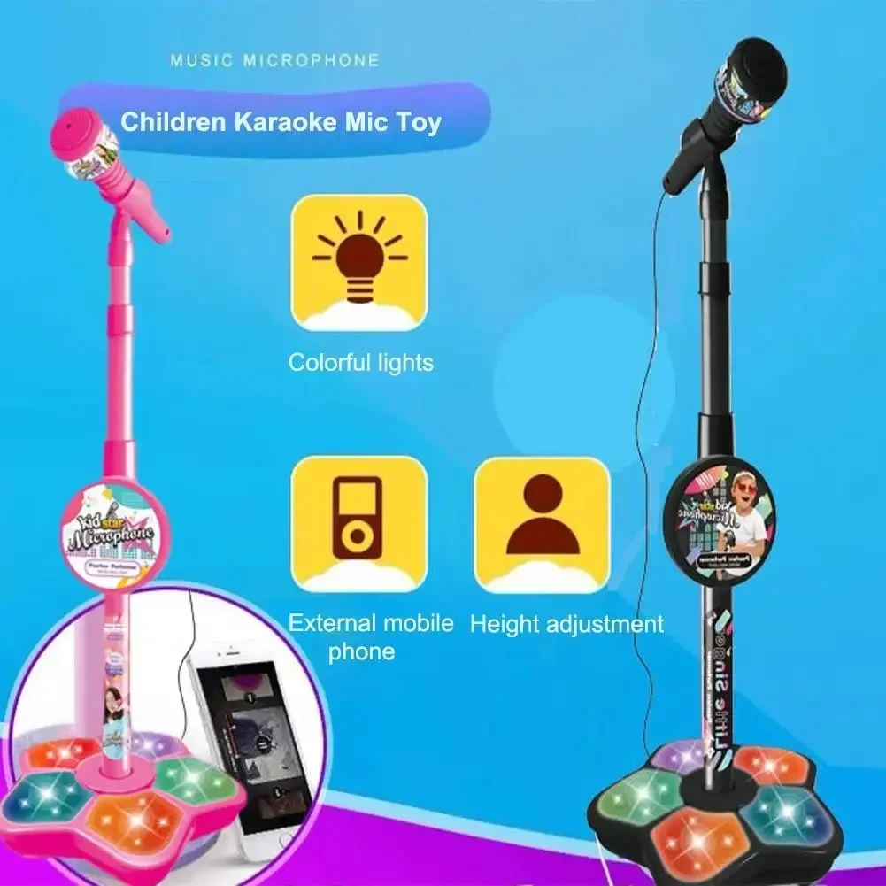 스탠드가있는 어린이 마이크 가라오케 노래 수직 마이크  - Kids Microphone Karaoke 리뷰 및 가격