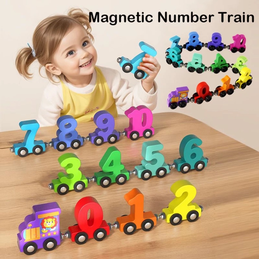 1세트 0-10 숫자 디지털 기차 장난감 자석 디지털  - Toy Train Track Set 리뷰 및 가격