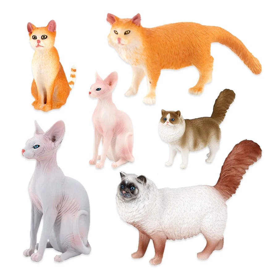 고양이 모델 장난감 농장 동물 미니어처 샴 고양이 피규 - Kids Toys Reviews 리뷰 및 가격