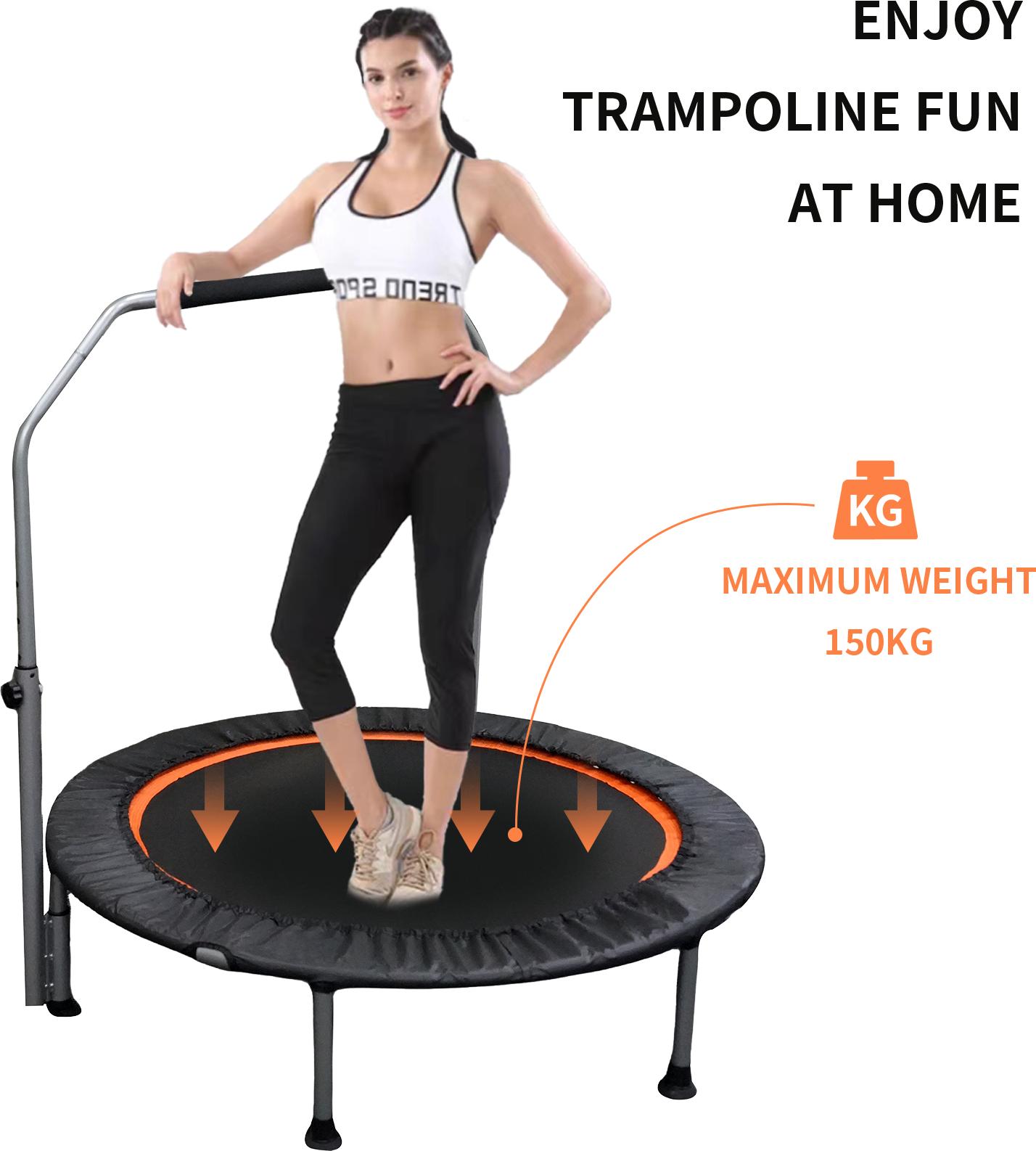 성인용 조절 가능한 손잡이가 있는 접이식 미니 피트니스 - Trampoline Mini Indoor 리뷰 및 가격