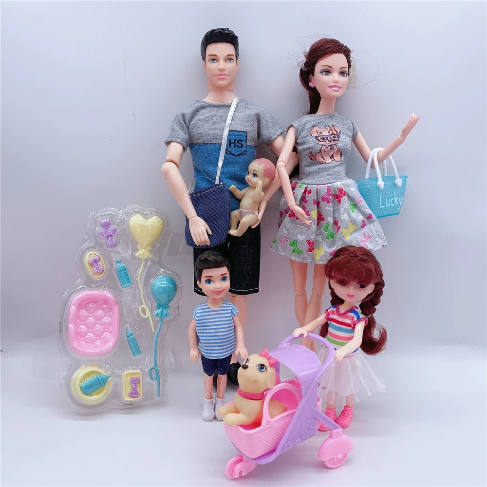 귀여운 인형 집 가족 인형 세트 유모차 액세서리 11. - Kids Toys Return Gift 리뷰 및 가격