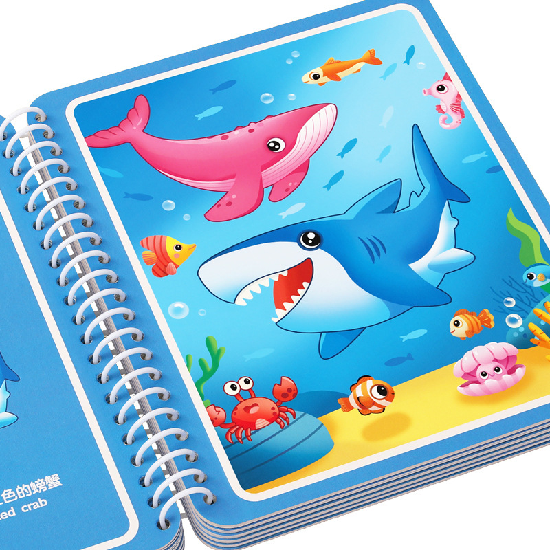 마법 물 그림책 어린이용 재사용 가능한 낙서 색칠 패드 - Kids Toys Drawing 리뷰 및 가격